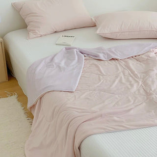 Piping Cooling Summer Blanket Colorful Blanket   Single Item 2 Sizes Cool