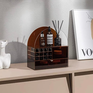 Acrylic Clear Arch Cosmetic Storage Box