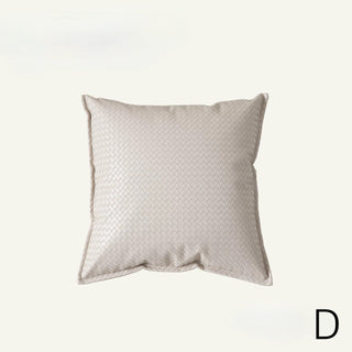 Rich Faux Leather Braided Cushion Cover  45 x 45 cm Nuance Colors