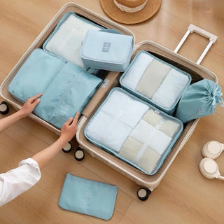 Piece Set Compact Storage Travel Pouch  Hanging Pouch