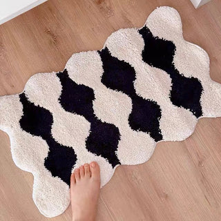 Wavy Monotone Door Mat 40x70
