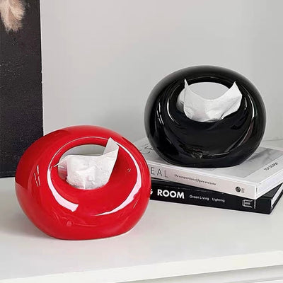 Chubby Round Ceramic Tissue Case