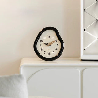 Chubby Frame Curved Design Clock  Table Clock