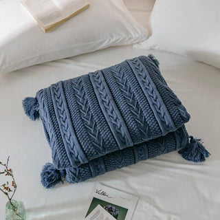 Cable Knit Boa Blanket  130 x 160 cm