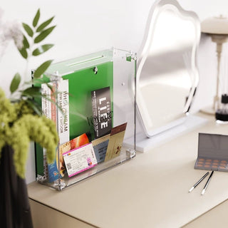 Acrylic Clear Square Ticket Storage Box   voyage