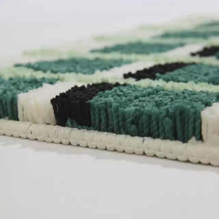 Colorful Check Absorbent Bath Mat  50 x 80 cm Door Entrance Mat Non-slip