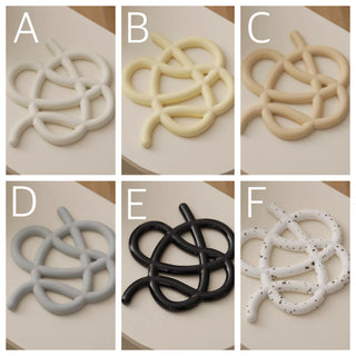 Knot Design Ceramic Trivet    Object