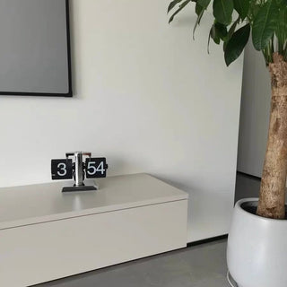 Flip Stand Clock with Storage Tray   in   Table Clock