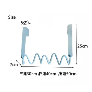 WavyWave Door Hooks  6 Types  Hanger Hooks   Suitable for Rental Properties  No Drilling Required