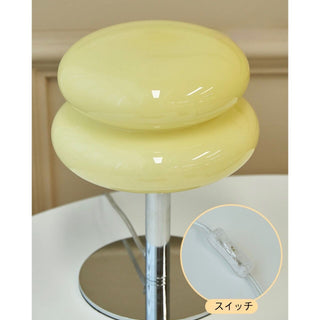 Macaron Glass Table Light USB Lamp