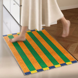Multicolor Stripe Entrance Mat  50 x 80 cm Mud Removal