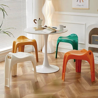 Color Stacking Chair Side Table  Stool