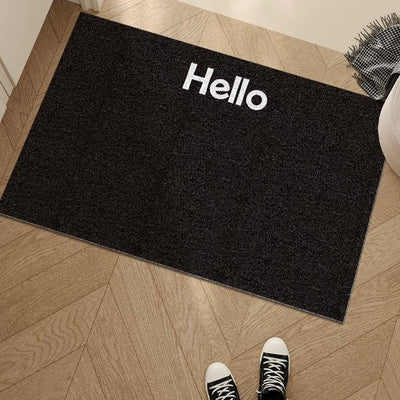 Hello Lettering Color Entrance Mat  50 x 80 cm Mud Removal