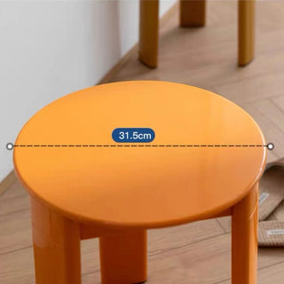 Color Round Side Table Stool   in   Chair