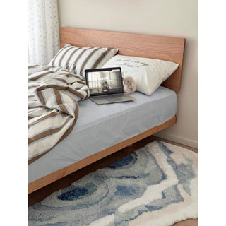 White Brown Stripe Duvet Cover Set