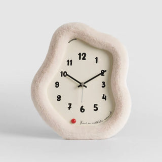 Nuance Fur Frame Clock  Table Clock