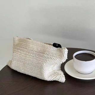 Linen Natural Tissue Case  Tissue Cover Hanging Type