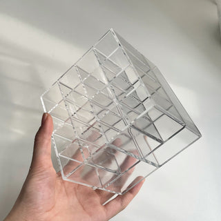 Clear Acrylic Lip Brush Stand Cosmetic Storage