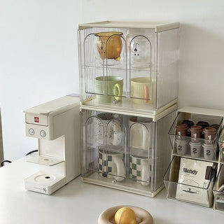 Clear Acrylic Two-Tier Display Storage Box