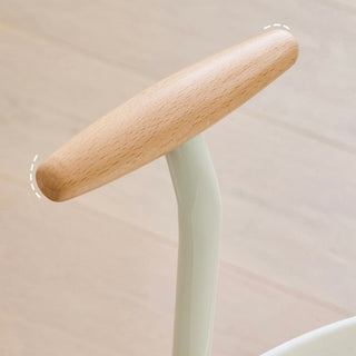 Handle Caster-equipped Oval-shaped Two-tiered Side Tablein  Wagon Trolley