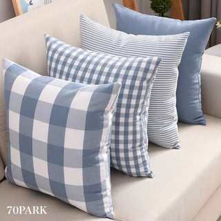 Checkered & Striped Cushion Covers  12 Types