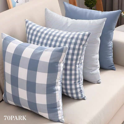 Checkered & Striped Cushion Covers  12 Types