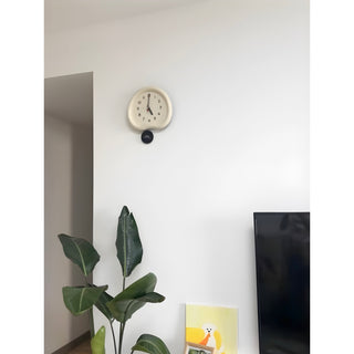 Mushroom-shaped pendulum clockin  wall clock