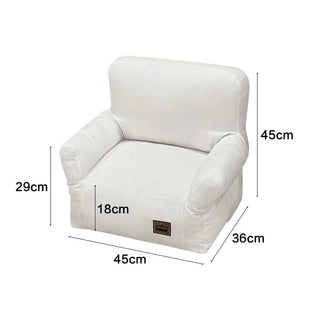 Fluffy Small Plain Pet Sofa for Dogs and Cats Pet Bed Pet Supplies Pet Cushion Washable