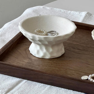Legged Ceramic Accessory Tray
