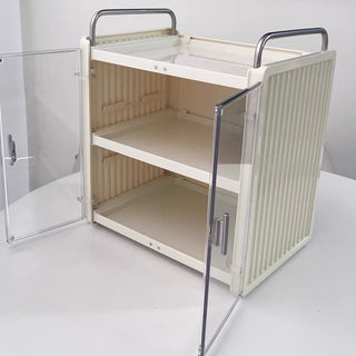 Large Capacity Clear Cream Cosmetic Box  Makeup Box Drawer