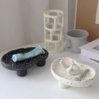 Ink Splash Pattern Wave Accessory Tray