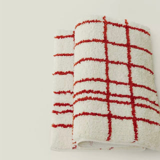 Red Line Nuance Art Door Mat  50 x 80 cm Absorbent Non-slip Tufted