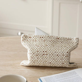 Tweed Simple Tissue Case Cover Hanging Type