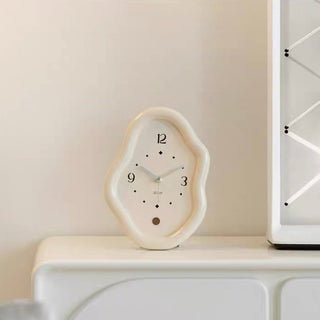 Chubby Wave Frame Clock  Table Clock