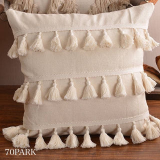 Tassel-attached Bohemian Style Cushion Cover  6 Types
