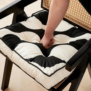 Geometric pattern Square Thick Chair Cushion
