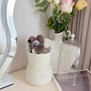 Covered Makeup Brush Stand Pen Holder Storage