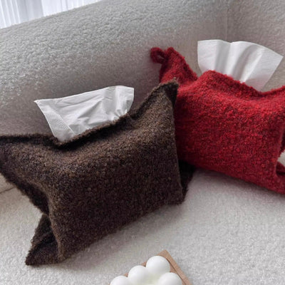 Color Knit Tissue Case  Cover Hanging Type