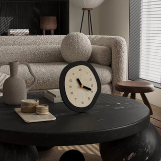Nuance Silhouette Bicolor Clock Table Clock Silent