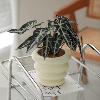 Wave Ceramic Planter Cover