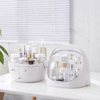 Portable Large Capacity Cosmetic Box  Makeup Storage
