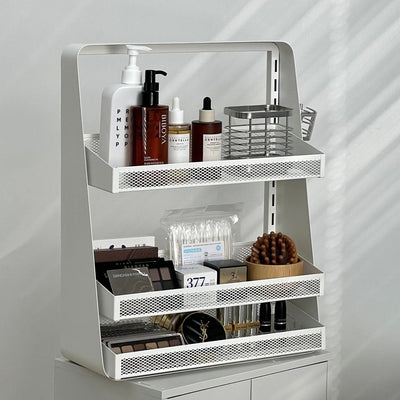 Large Capacity Four-Tier Perfume & Cosmetics Display Iron Storage Rack