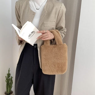 way Faux Fur Handbag    Shoulder Bag