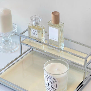 Silver Frame Wide Two-Tier Storage Rack