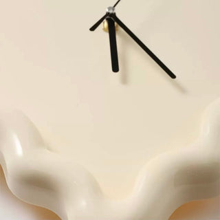 Puffy Frame Square Wave Clock  Wall Clock