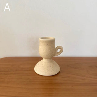 Ceramic Natural Candle Holder