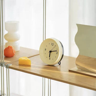 Two-tone Simple Round Clock Table Clock
