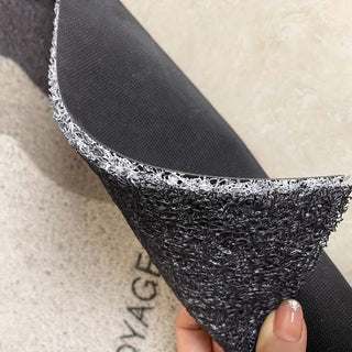 Wave pattern entrance mat 50 x 80 cm mud-removing mat