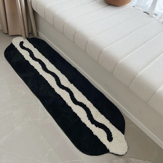Hot dog motif long rug mat absorbent 40 x 120 cm