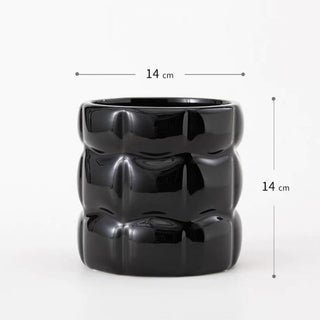 Square Bumpy Ceramic Pot Cover